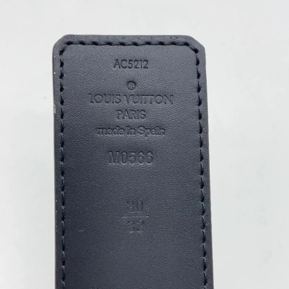 $600 Retail Auth Louis Vuitton Monogram Belt.80/32 AC5212 M0566 Made in Spain - Picture 13 of 16